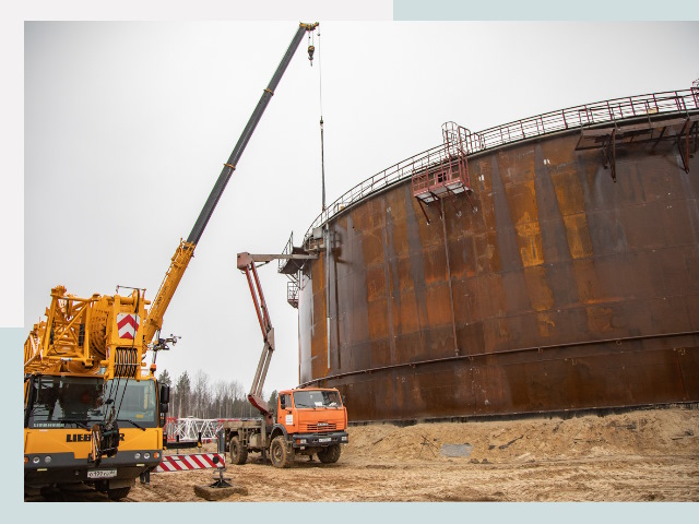 Монтаж резервуаров в Карпинске от 616 руб. за м³