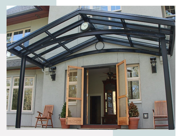 Козырьки металлические в Карпинске