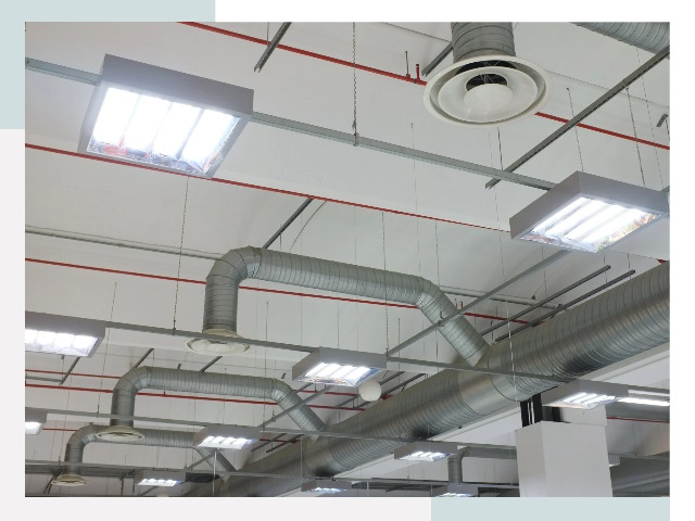 Вентиляция ангаров в Карпинске
