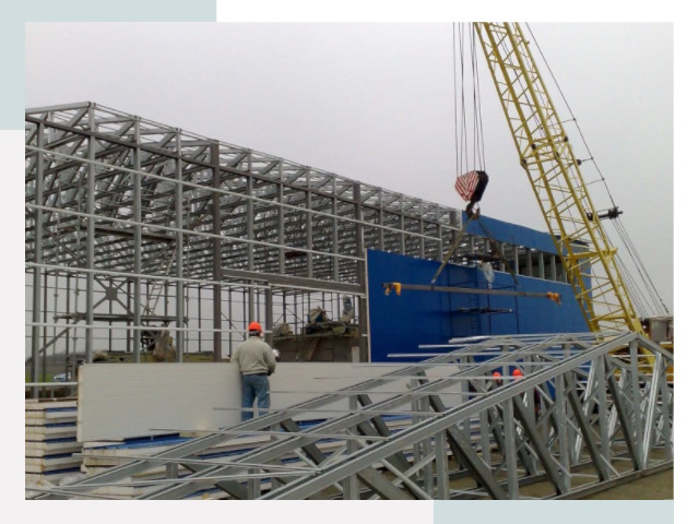 Монтаж ангаров в Карпинске