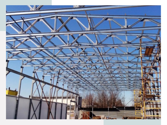 Металлокаркасы для складов в Карпинске