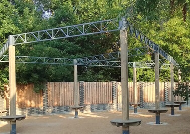 Терраса из металлоконструкций под ключ, проектирование, изготовление и монтаж от СтальСтрой-Кпн